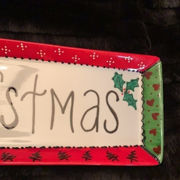 UNION PACIFIC HOLIDAY DISH SIGNED RTL 2007 "Merry Christmas" Rectangular - Picture 5 of 6